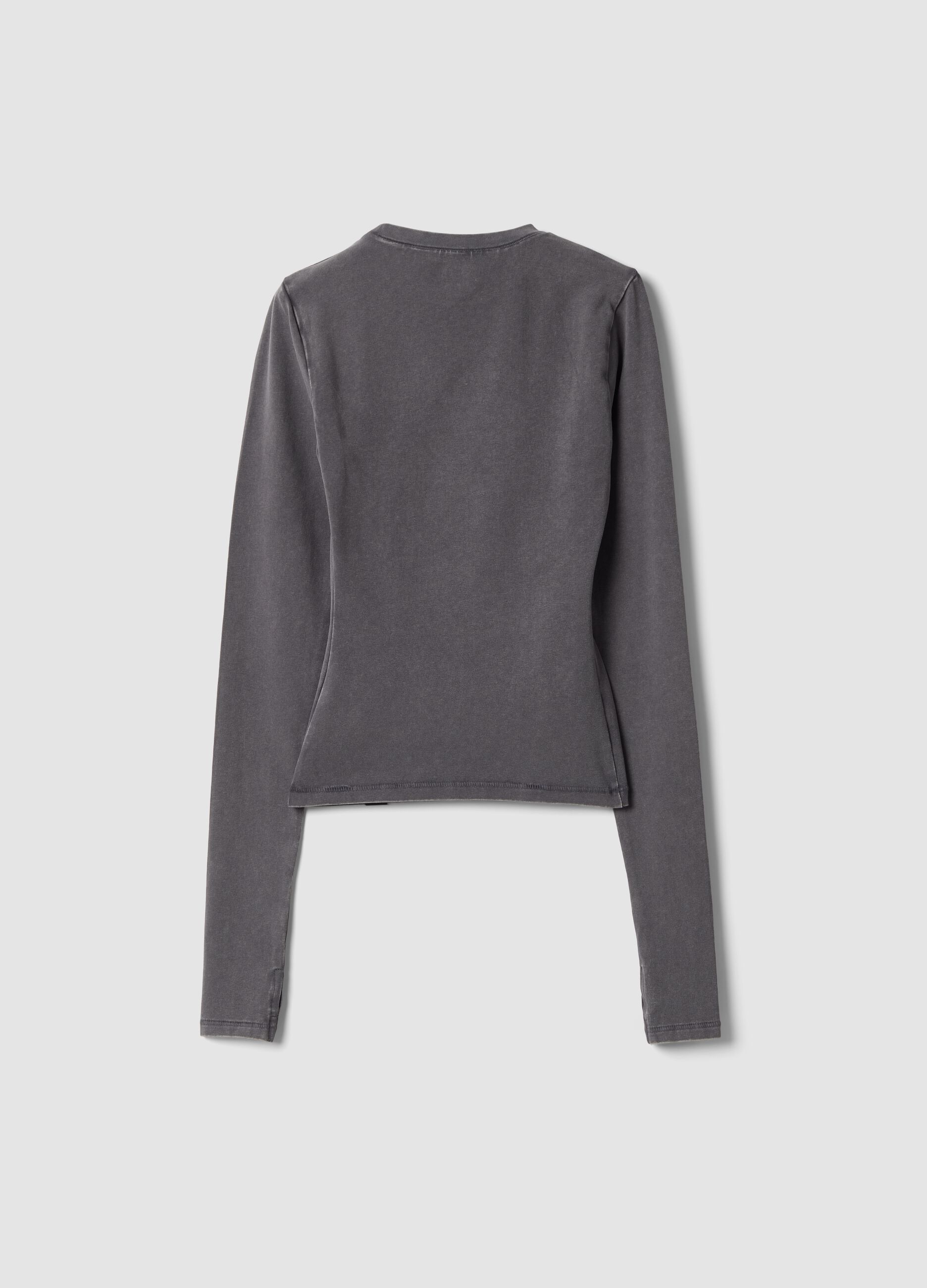 Perfect Longsleeve Washed Grey