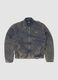 Vintage Dark Blue Padded Denim Jacket_0