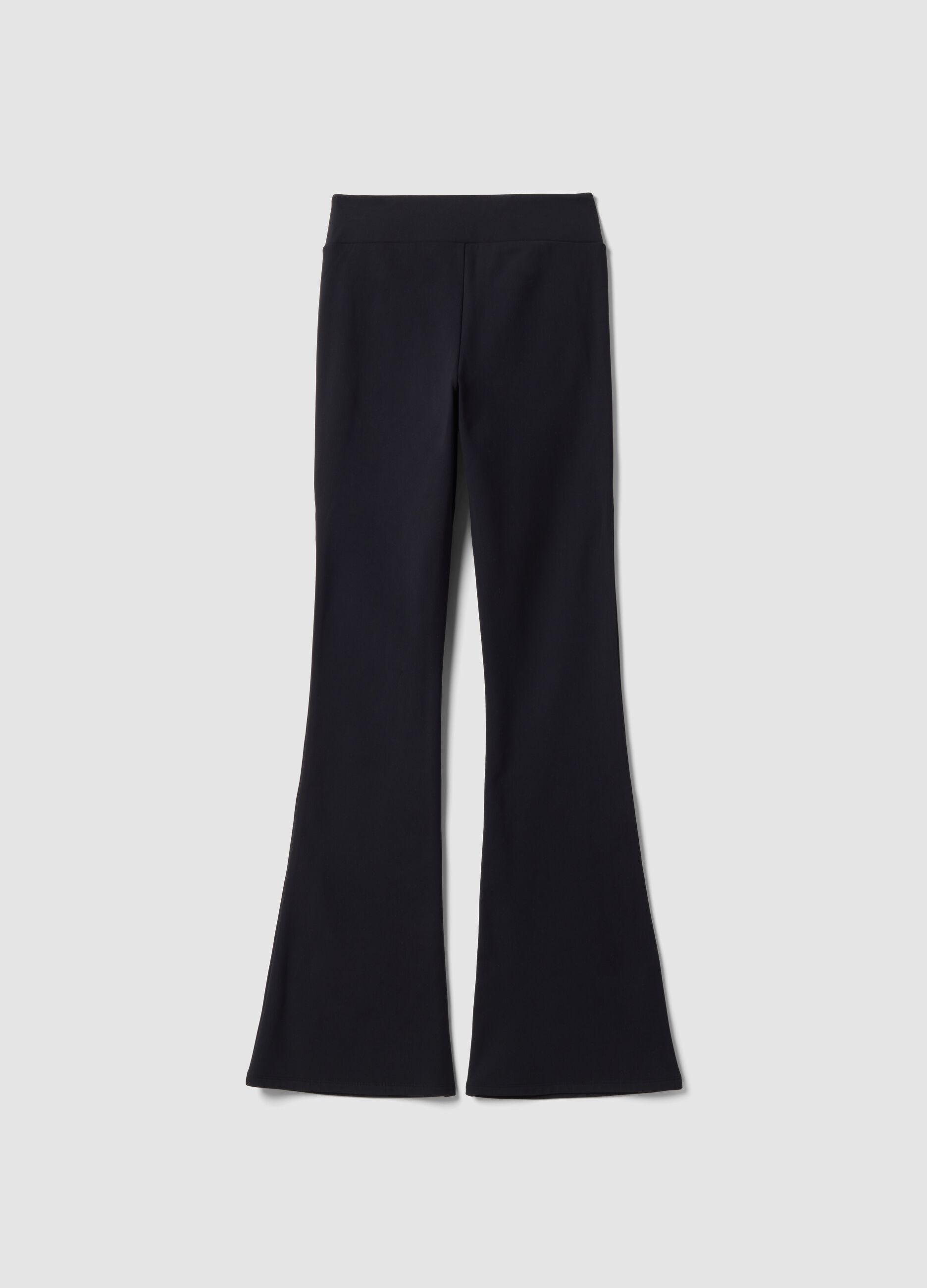 Black flared stretch trousers ALTAVIA STUDIO