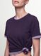 Purple organic cotton crew-neck T-shirt, regular fit_3