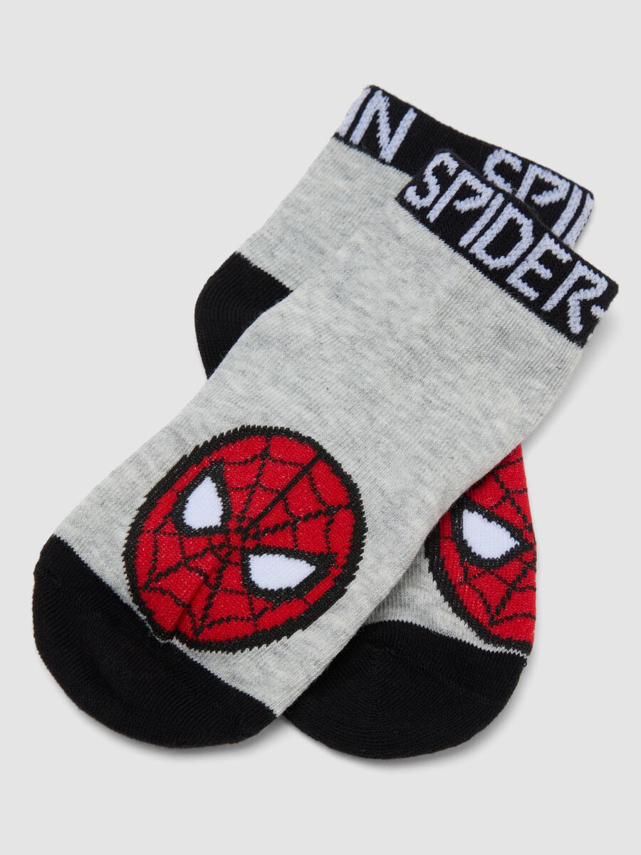 3-pack of MARVEL Spider-Man themed short socks in stretch organic cotton_1