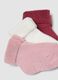 Four-pack of multicolour ankle socks in organic cotton blend for baby girl_2