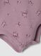 Purple organic cotton bodysuit with collar_2