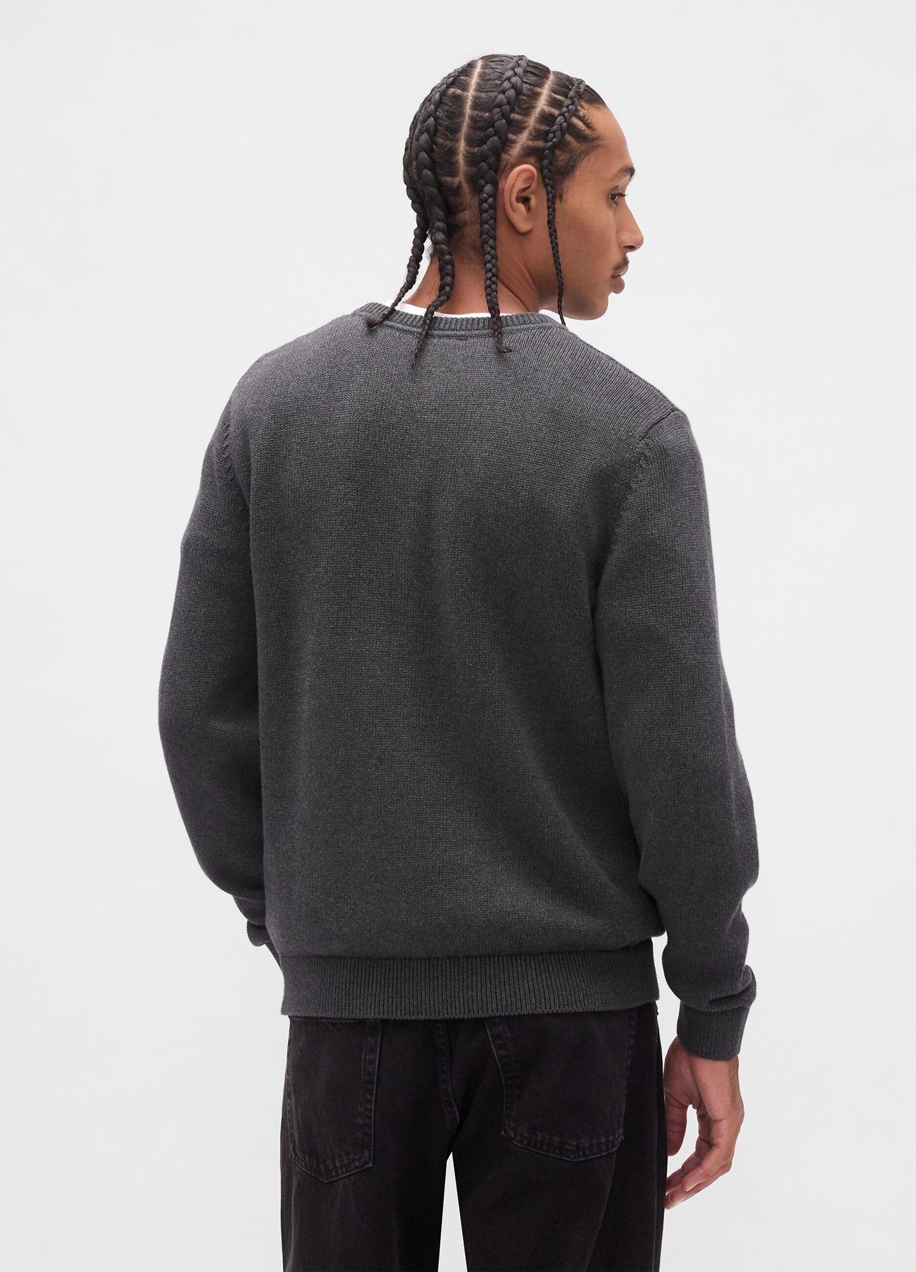 Grey cotton sweater