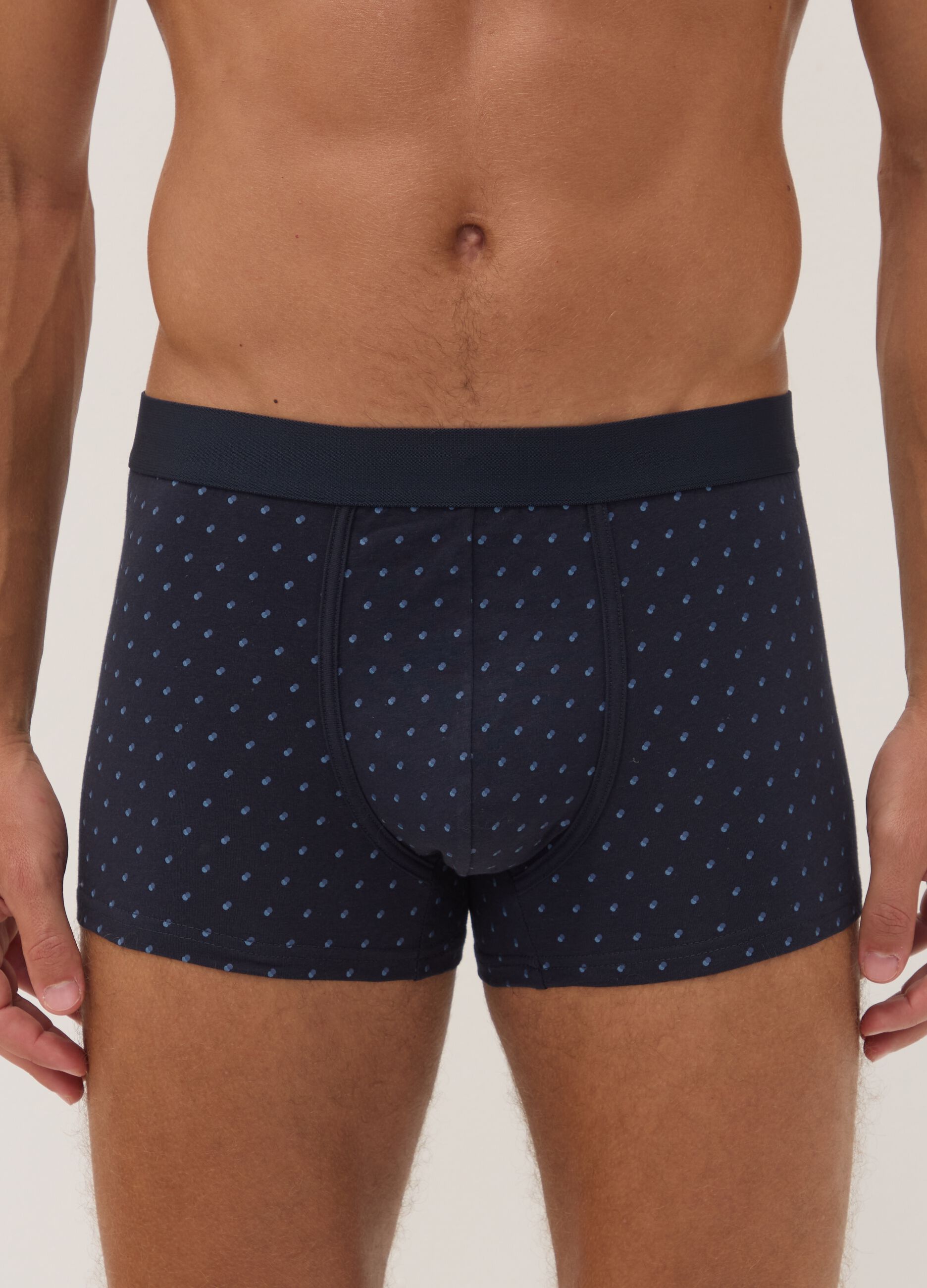 Multicolour 3-pack of stretch organic cotton boxers