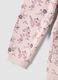 Pink pure organic cotton pyjamas with bunny print_2