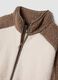 Soft white zip-up robe with high neck_1