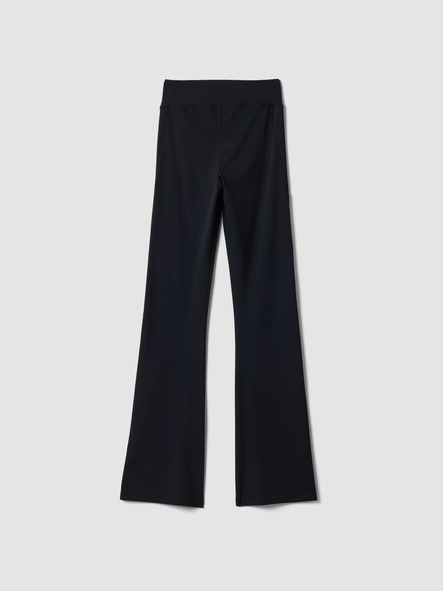 Black Yoga Flare Pants_1
