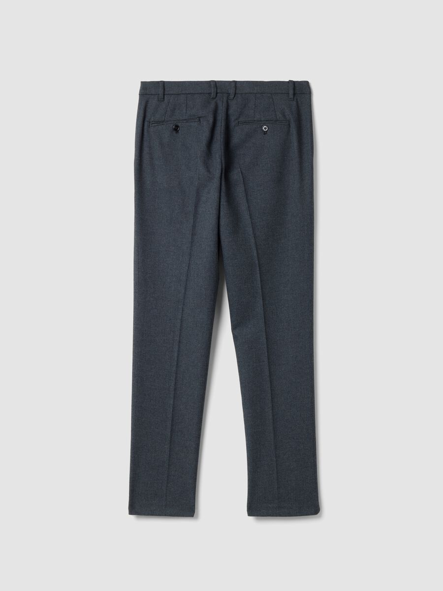 Blue and grey stretch-viscose chino trousers_2
