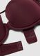 Purple padded stretch-fabric bra_1