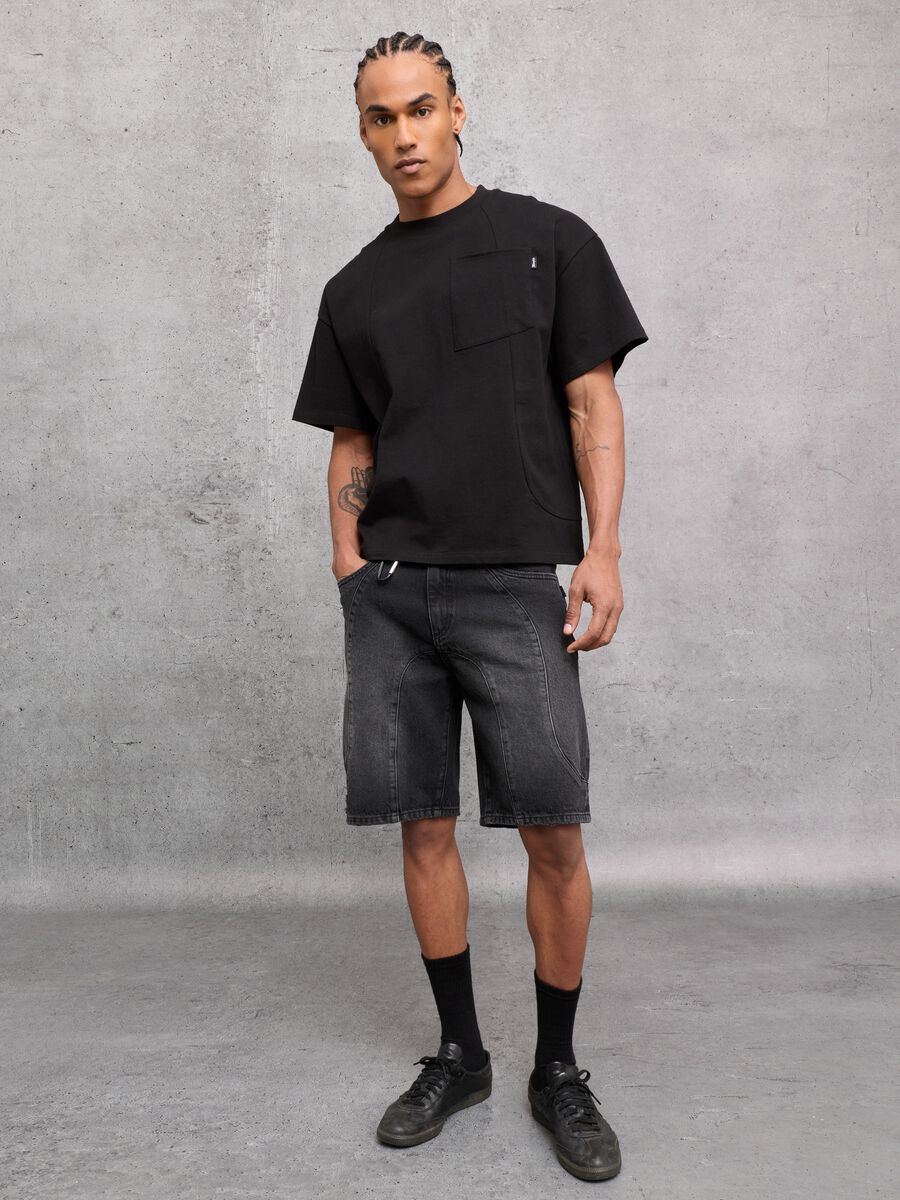 Black Denim Shorts_3