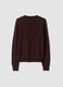 Brown pure wool crew-neck jumper_2