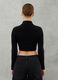 High Neck Knit Top Black_1