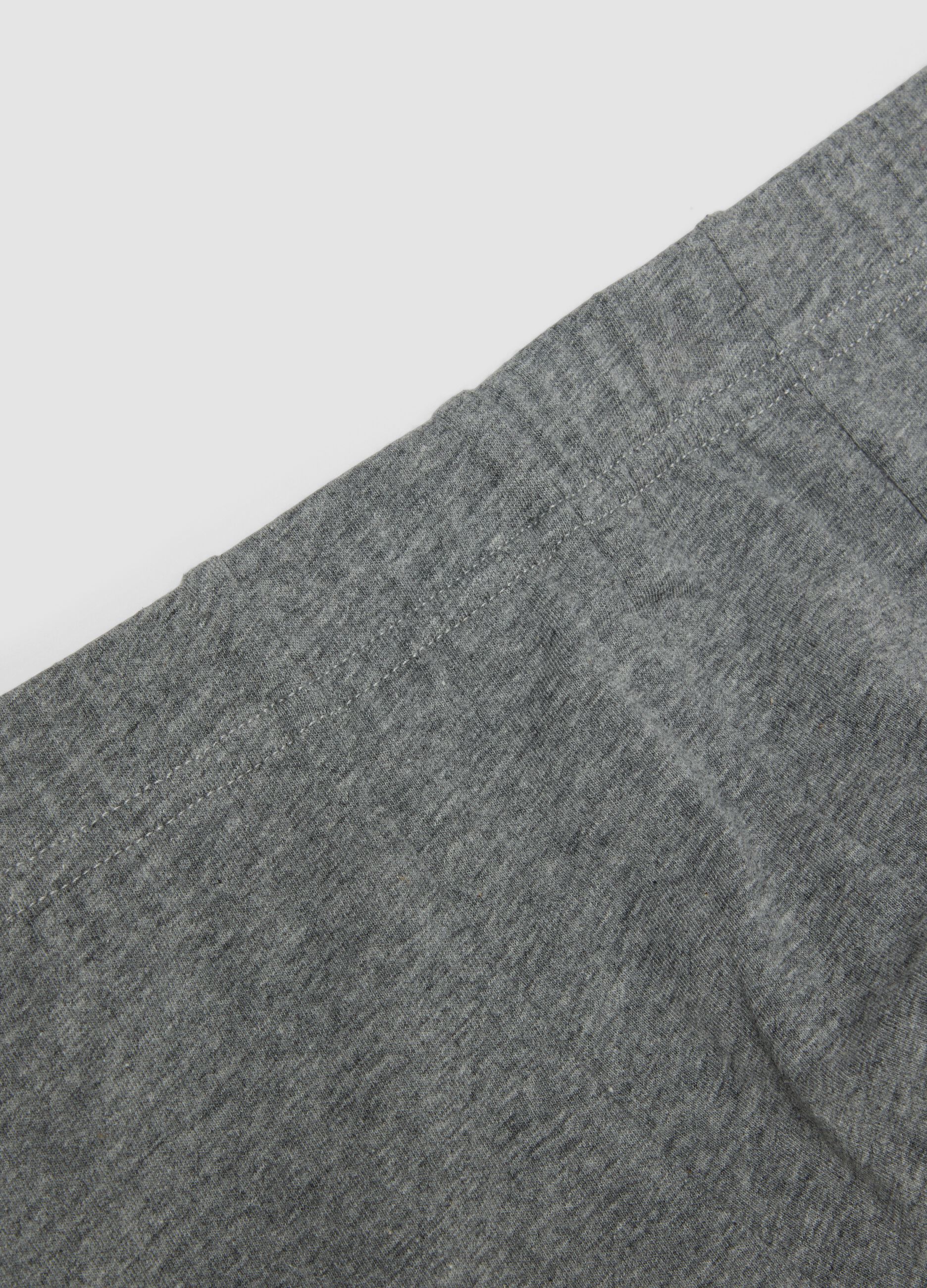 Grey organic cotton boxer shorts