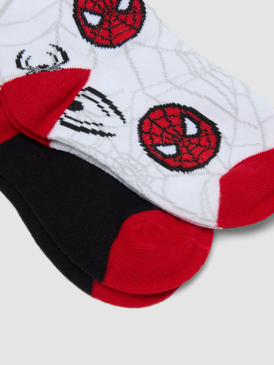 3-pack of MARVEL Spider-Man themed short socks in stretch organic cotton_2
