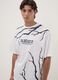 White pure cotton T-shirt with Nature slogan_2