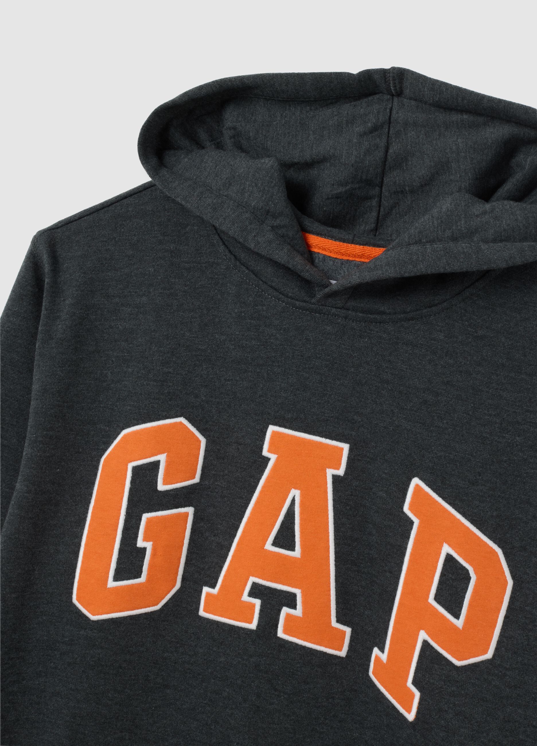 Hoodie with embroidered logo