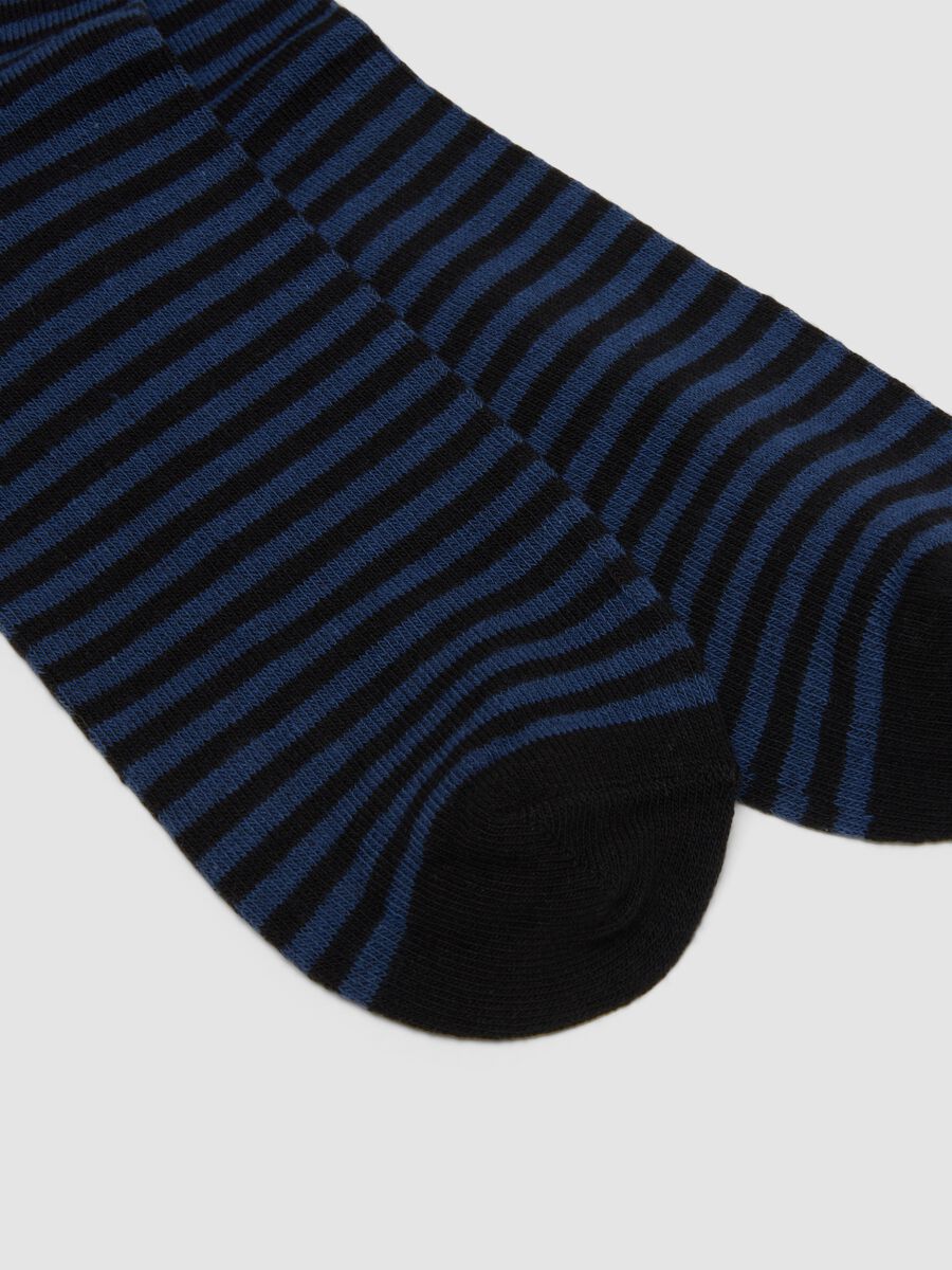 3-pack of multicoloured mid-calf socks in stretch organic cotton_2