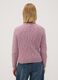 Pink wool-blend cable-knit crew neck jumper_3