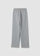 Grey cotton-blend joggers with elasticated waist, regular fit_2