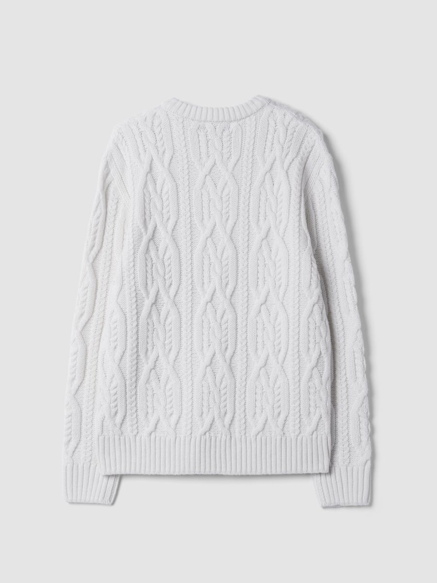 White regular-fit jacquard wool-blend jumper_6