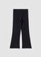 Blue skinny-fit leggings in stretch organic cotton_0