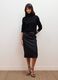 Maglia nera in pura lana con dolcevita regular fit_2