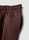 Brown cotton-blend joggers with elasticated waist, regular fit_2