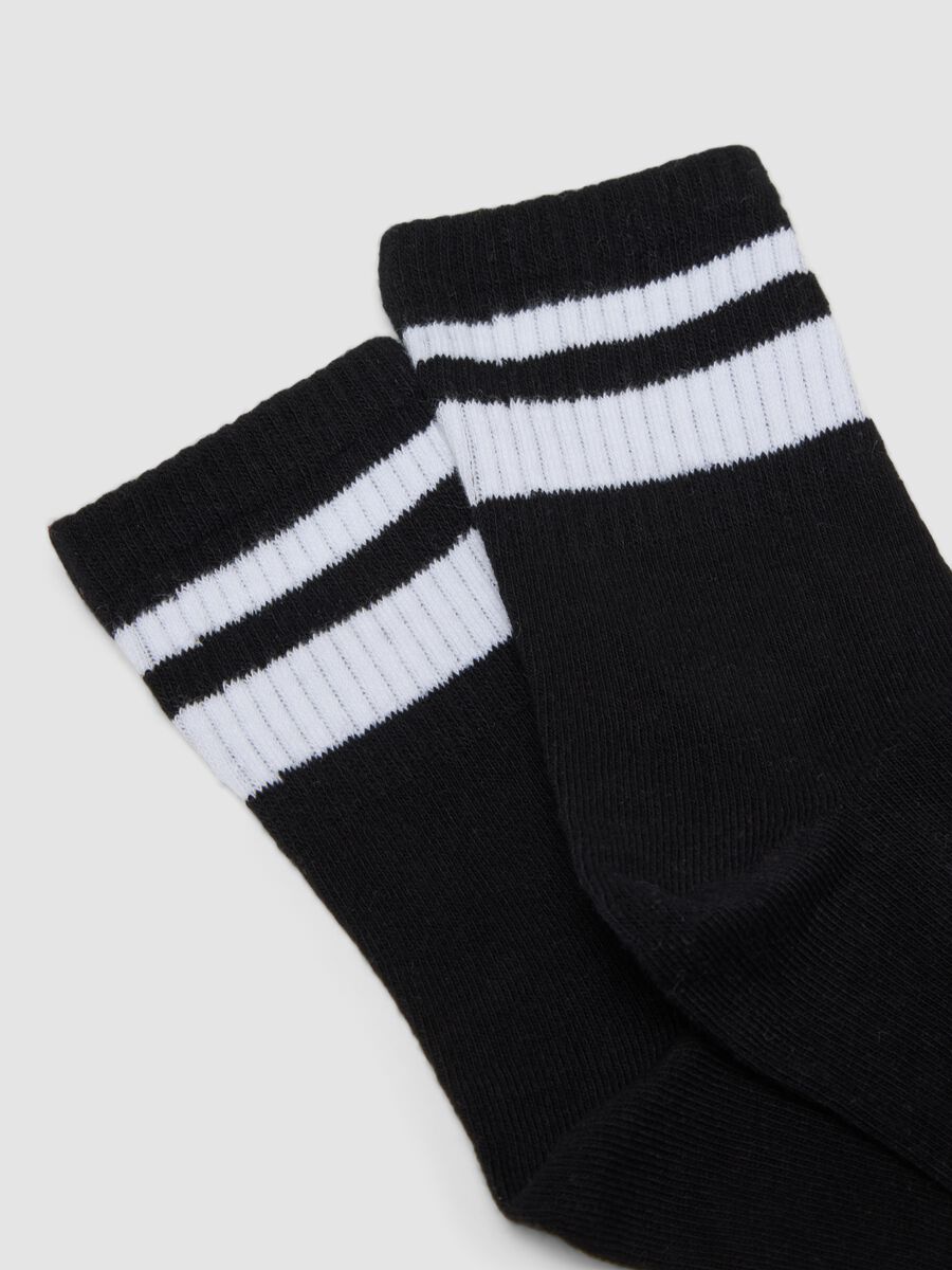 2-pack of multicolour midi socks in stretch organic cotton_1