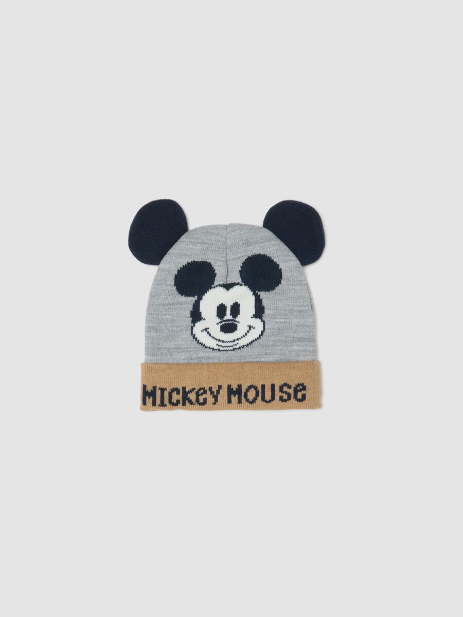 Grey marl hat with Mickey & Friends design_0