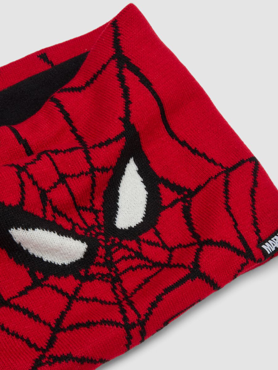Red MARVEL Spider-Man Print Scarf_2