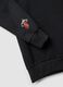 Black cotton-blend hoodie with Miami Heat print_5