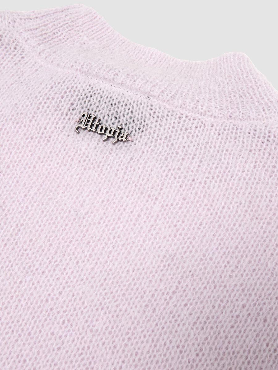 Light Pink Mohair Crew-Neck Jumper_6