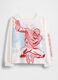 White long sleeve shirt with Spider-Man graphic_0