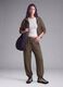 Pantaloni sportivi verdi in tessuto soft-touch ALTAVIA STUDIO_3