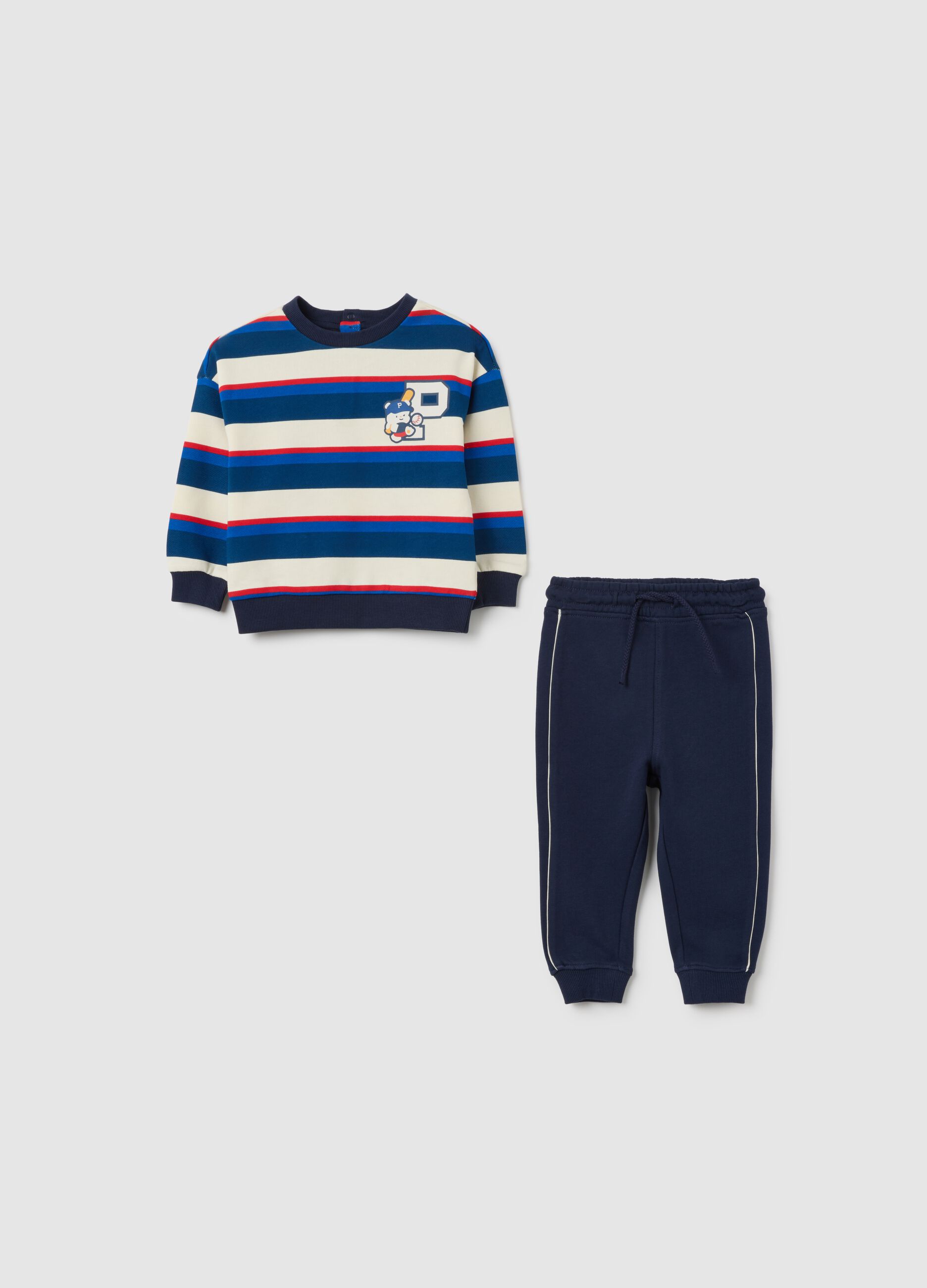 Multicolor regular fit pure cotton baby outfit