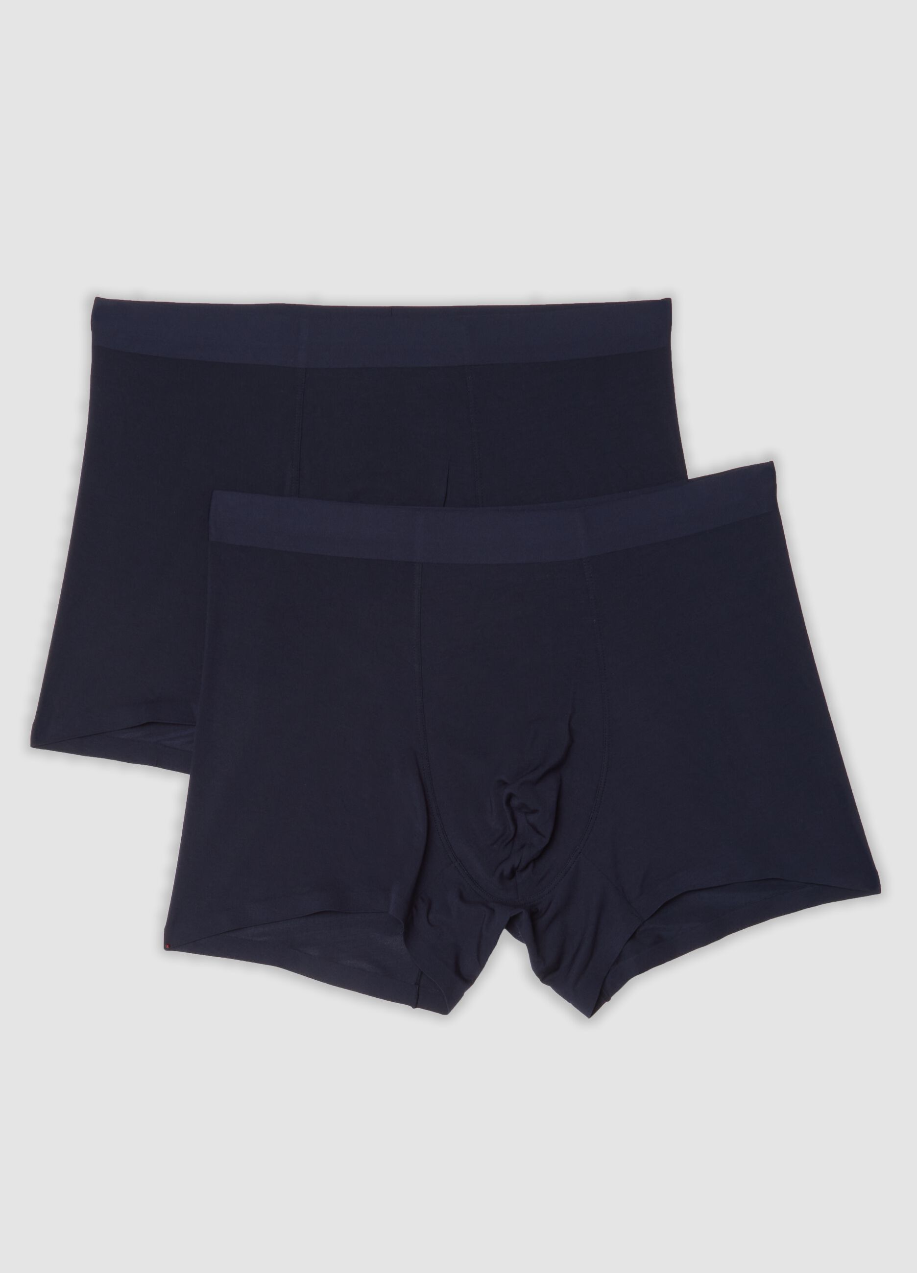 2-pack of blue stretch modal boxer shorts