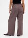Brown stretch fabric trousers_6