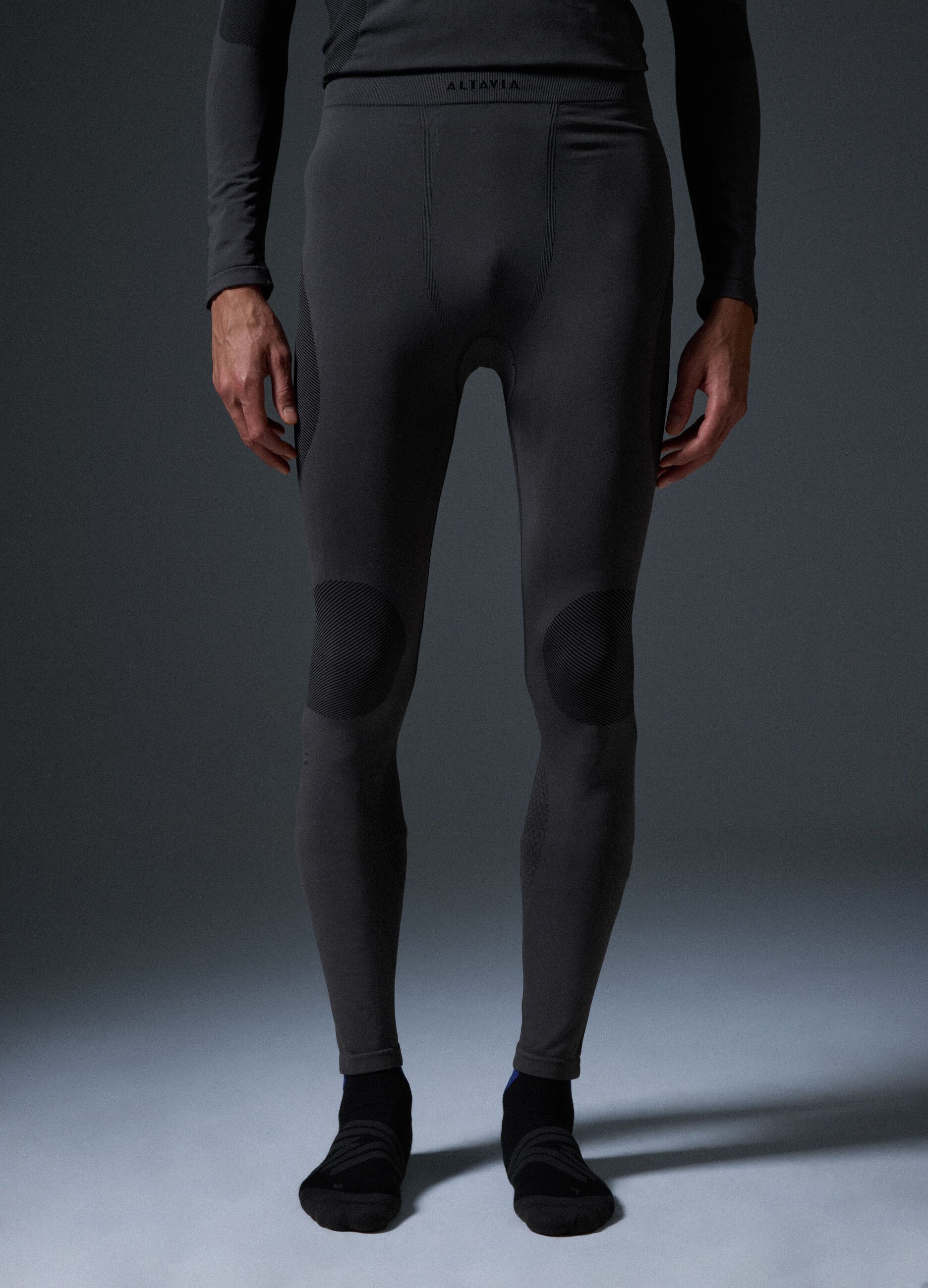 ALTAVIA WITH DEBORAH COMPAGNONI Seamless Thermal Leggings, 2-Way Stretch