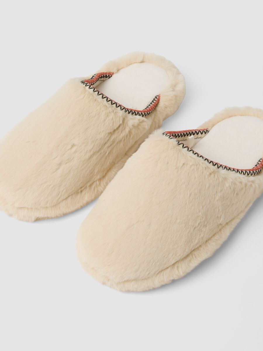 Beige open-back slippers_1