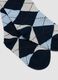 Tripack di calze lunghe blu in cotone organico elasticizzato_2