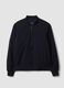 Blue regular-fit zip jacket_4