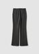 Pantaloni grigi in viscosa elasticizzata straight fit_6