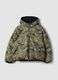 Reversible padded blue hooded jacket_2