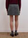 Grey wool-blend and viscose skirt with lining_3