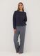 Multicolour check organic cotton pyjama trousers_0