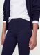 Girls&rsquo; blue slim-fit stretch organic cotton trousers_2