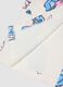 White 100% cotton girls&rsquo; bathrobe with Lilo & Stitch pattern_3