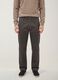 Pantaloni chino verdi in puro cotone regular fit_1
