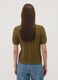 Green cable-knit pure cotton cardigan, regular fit_3